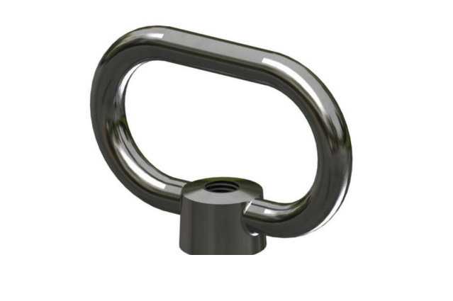 Гайка с кольцом для крышки DIN 28129