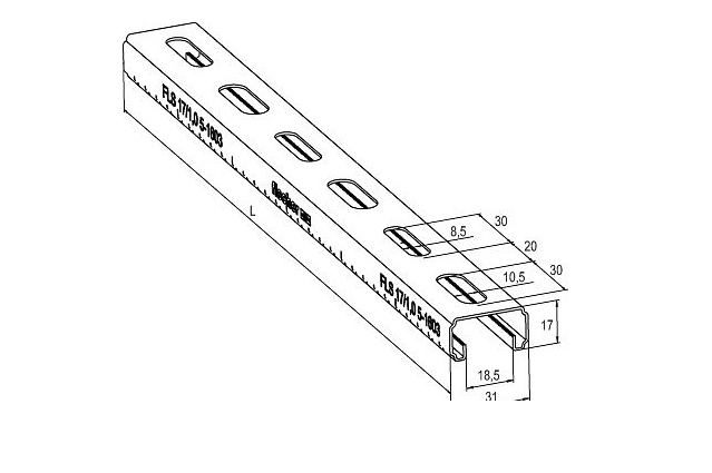 Шина монтажная FLS fisсher