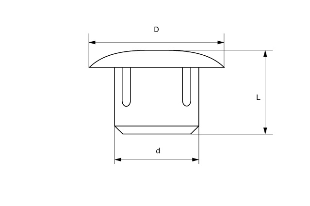 Заглушка мебельная декоративная