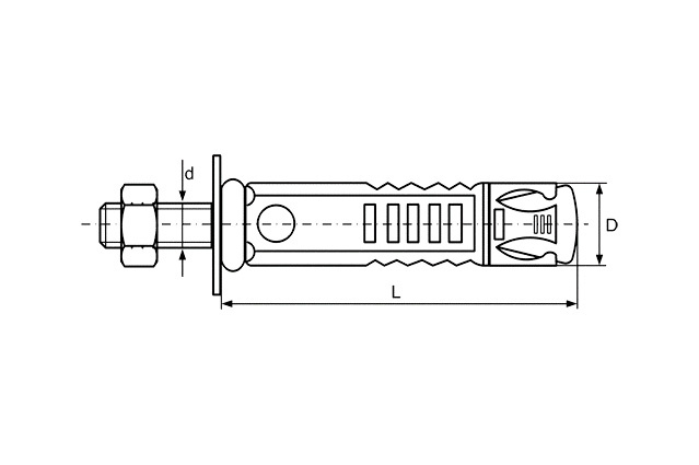 Анкер втулочный PFG SB