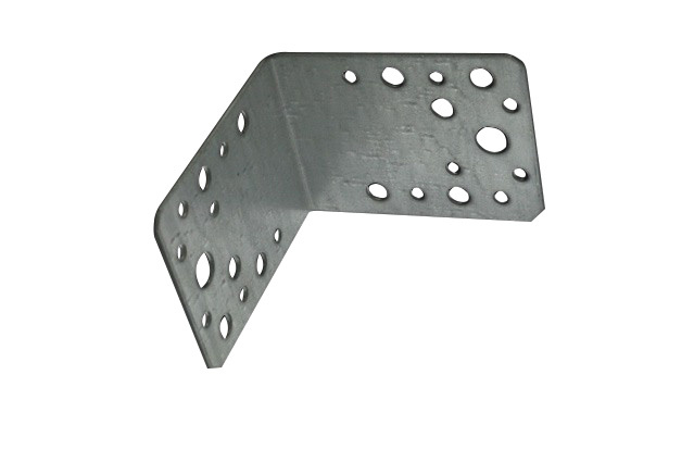 Пластина угловая с отверстиями разного диаметра