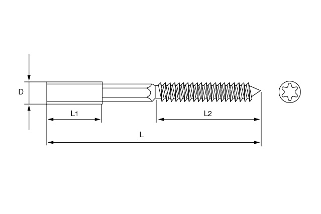 Винт-шуруп STST