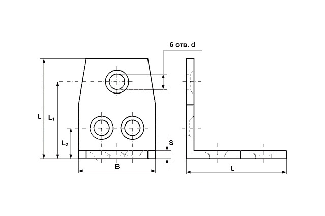 Уголок мебельный трапецеидальный М 8341