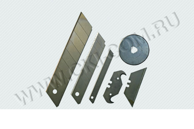 Лезвия к ножам выдвижным, строительным