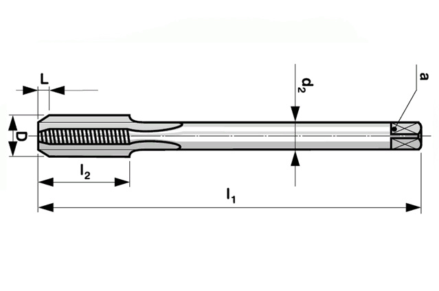 Метчик машинный DIN 374