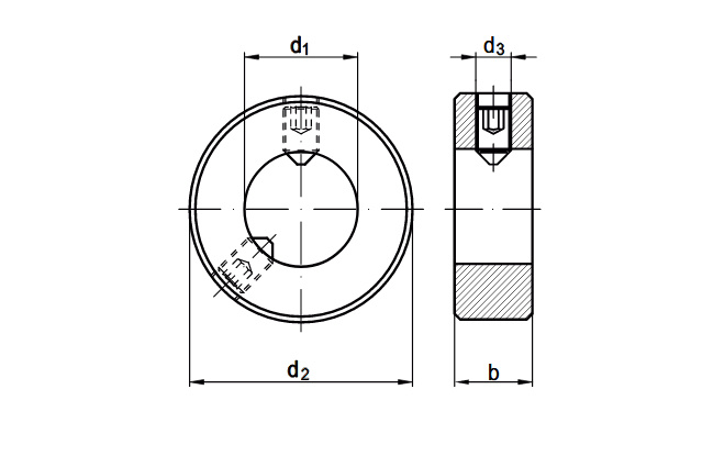 Кольцо установочное DIN 703