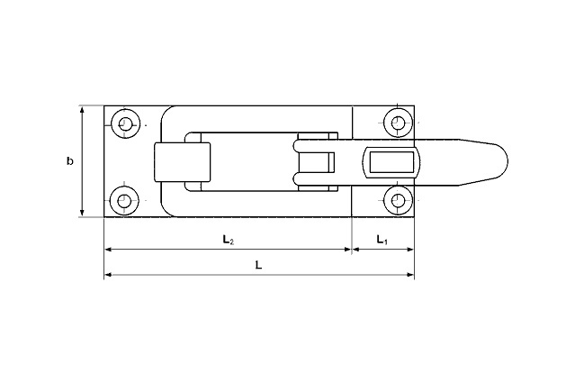 Замок-стяжка М 8518
