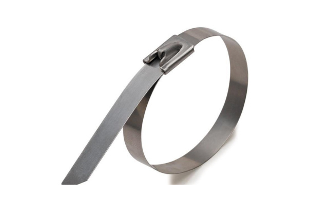 Стяжка крепежная стальная нержавеющая