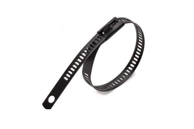 Стяжка крепежная лестничного типа стальная нержавеющая