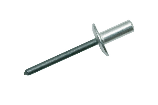 Заклепка вытяжная с широким бортиком закрытая