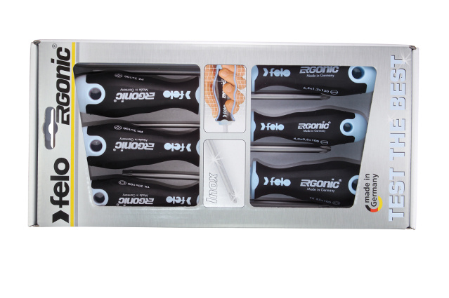 Набор отвёрток Felo Ergonic Inox