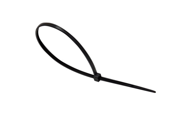 Стяжка кабельная черная UV-стойкая