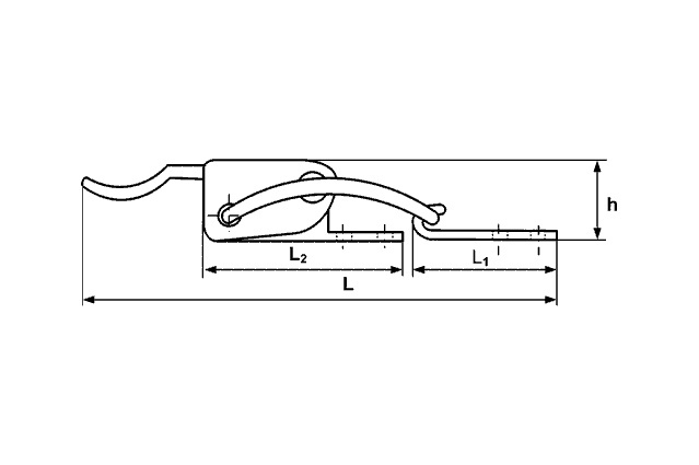 Замок-стяжка М 8053 А