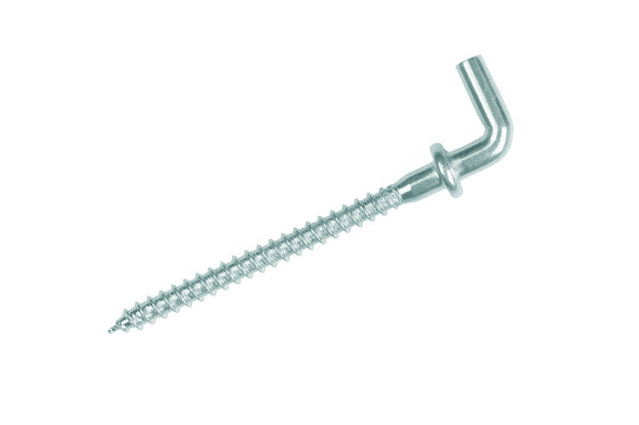 Шуруп-крючок Г-образный с фланцем
