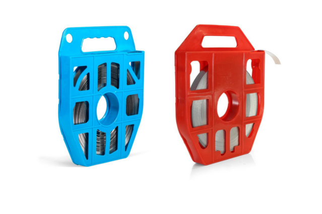 Лента монтажная стальная нержавеющая в пластиковой кассете