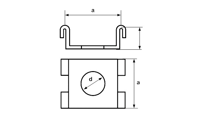 Фиксатор RVK для крепления сетки