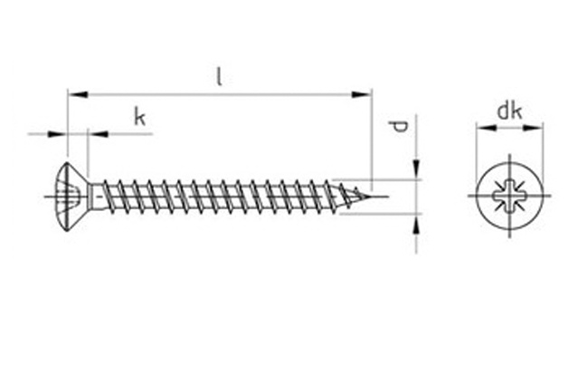 Саморез универсальный art.9049