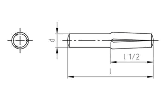 Штифт цилиндрический забивной DIN 1474